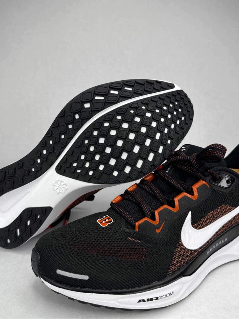 Nike NFL X Air Zoom Pegasus 41 Cincinnati Bengals Men's Size 7.5 Shoe FZ5072-001